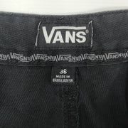 Vans Jeans Shorts Men's Size 36 Black Denim Jorts 2014 Skater Street Surf VGC