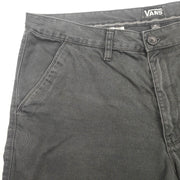 Vans Jeans Shorts Men's Size 36 Black Denim Jorts 2014 Skater Street Surf VGC