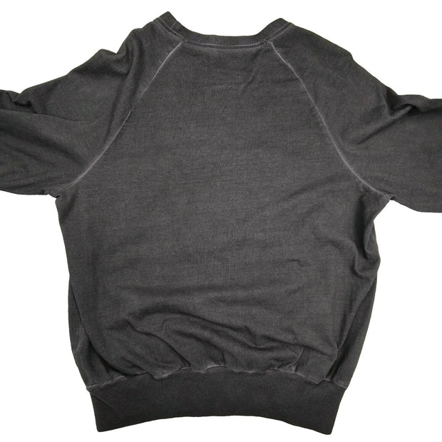 North Sails Men’s Jumper Sweater Size Large Black ! Cotton Designer Retro Print