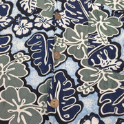 Ocean & Earth Shirt adult Size Small Vintage Floral Rayon surf casual collar Y2K