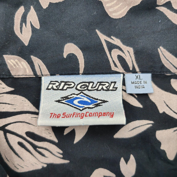 Rip Curl Vintage Men's Shirt Size XL Surf Short Sleeve ! Casual Y2K Button Up 🚨