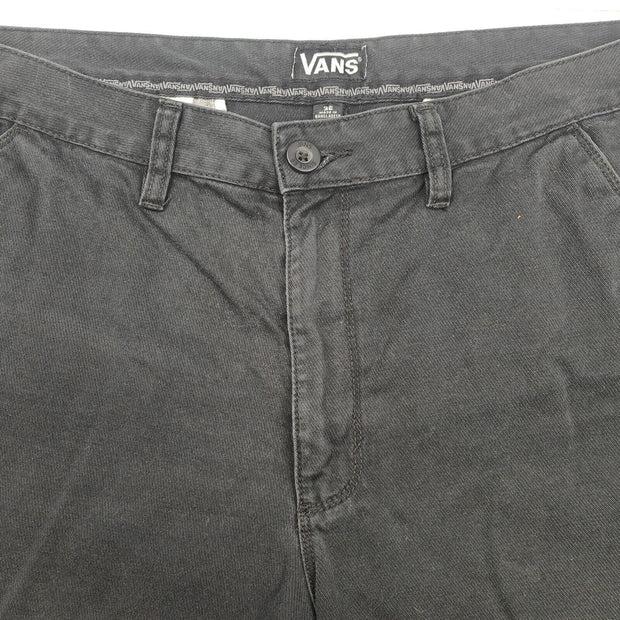 Vans Jeans Shorts Men's Size 36 Black Denim Jorts 2014 Skater Street Surf VGC