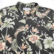 GOLDEN BREED men's short sleeve button up shirt Size Medium surf beach Floral
