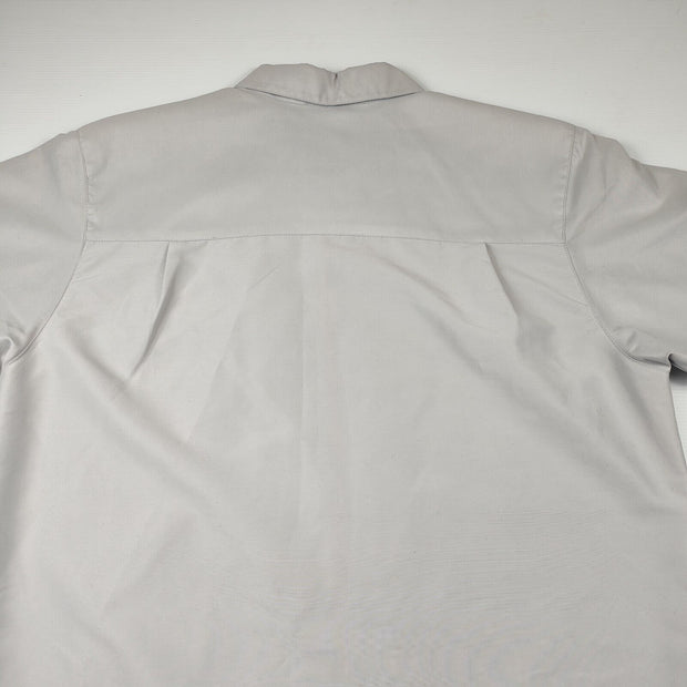 Quiksilver Shirt Men's Small Zip Front 70s Style Bodyshirt Surf Classic Y2K